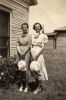 Lucille McMurtrey Barritt and friend Winnifred, 1937